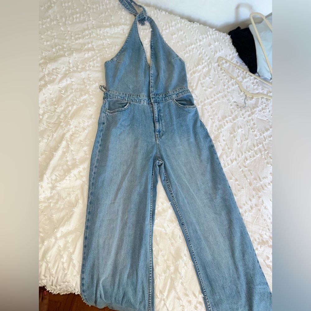 Zara denim jumpsuit